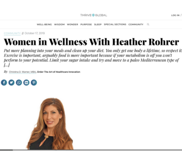 Women in Wellness With Heather Rohere | Interview preview | Center for Aesthetic Medicine in Las Vegas, NV